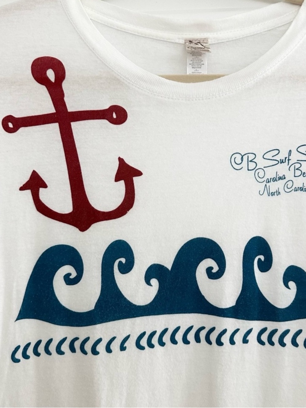 Beach Graphic Tee - CB Surf Shop Carolina Beach, North Carolina Coastal / Anchor